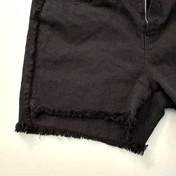 Parker Smith High Rise Black Denim Shorts - Picture 7 of 10